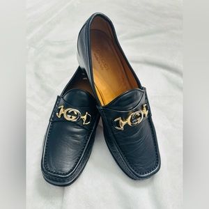 Men’s Black Gucci Loafers 10 1/2